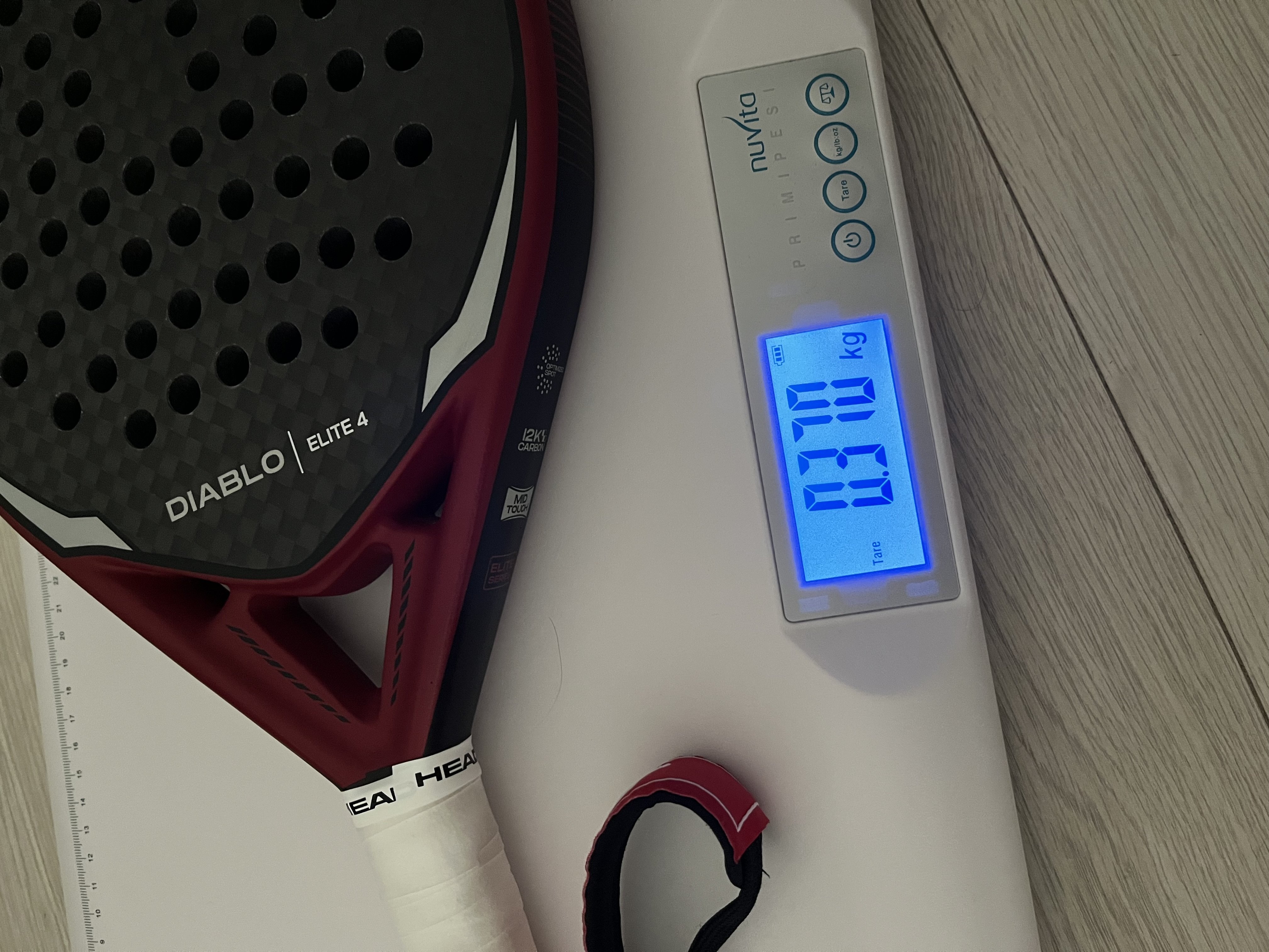 Head Diablo Elite 4 racchetta da tennis + scarpe - rosso/nero - ottimo stato