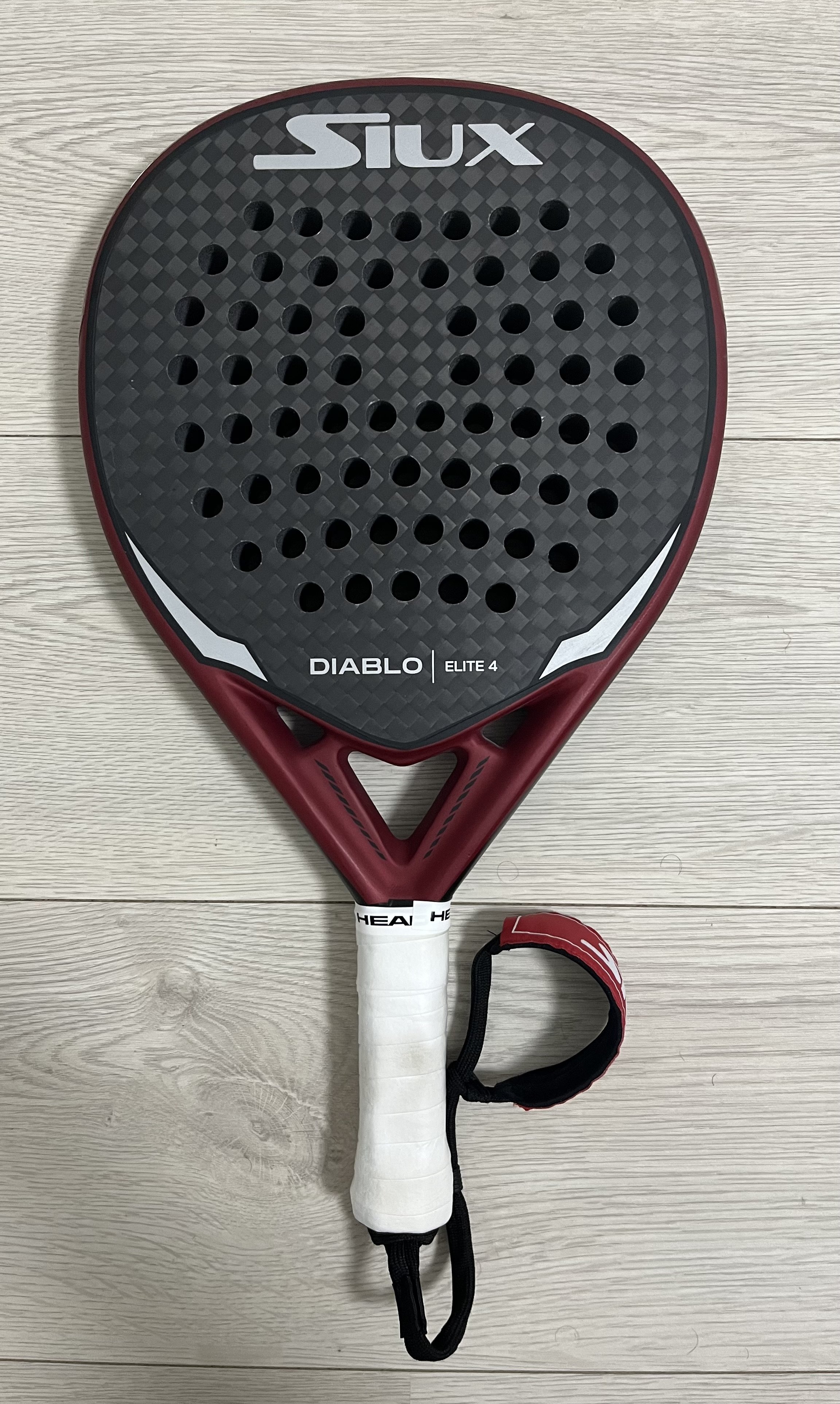 Head Diablo Elite 4 racchetta da tennis + scarpe - rosso/nero - ottimo stato